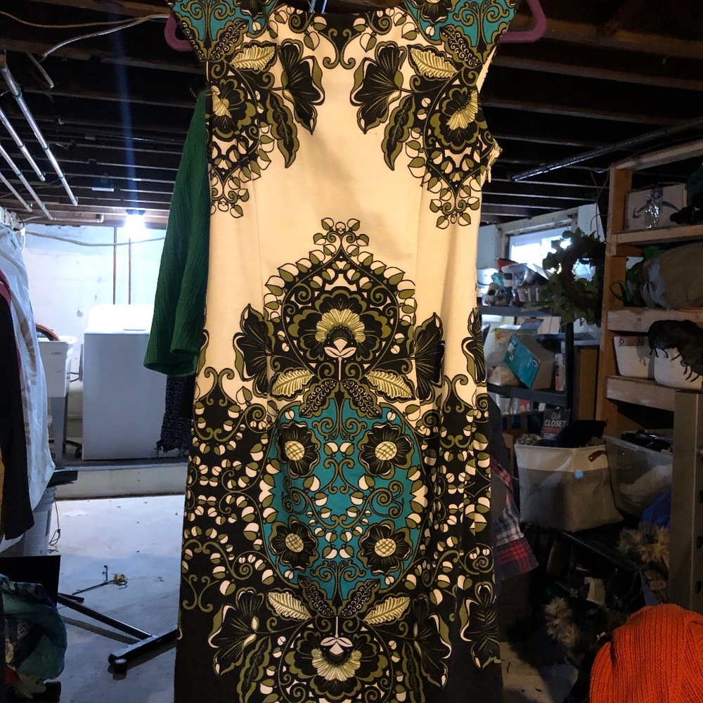 Patterned sexy dress